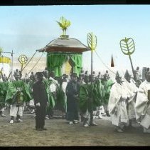Procession of  robed men