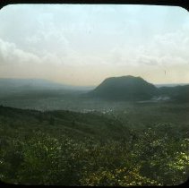 Landscape with large hill