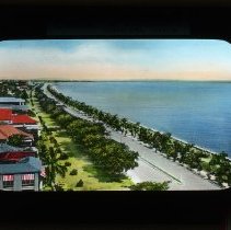 Aerial ocean drive view