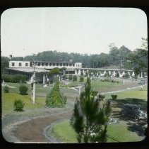 Elevated landscape view of building