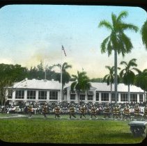 people in striped clothes