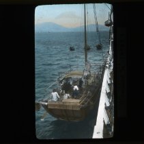 Vertical view of boat