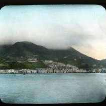 Landscape with buildings