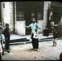 man plays Erhu (chinese violin)