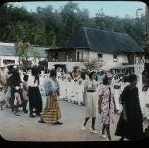 Procession of women and girls