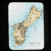 Island of Guam map