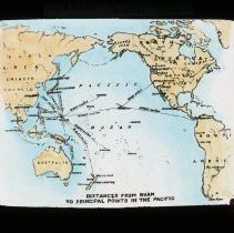 Map distances from Guam