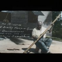 primitive string harp of Guam