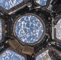 Cupola With Clouds and Ocean