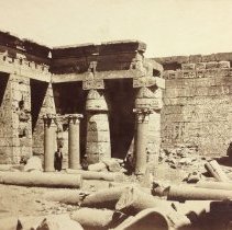 Untitled [Ruins of the Mortuary Temple of Ramesses III at Medinet-Habu]