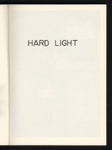 Ruscha, Ed, "Hard Light," 1979 - title page