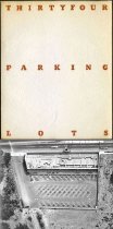 Ruscha, Ed, "Thirtyfour Parking Lots," 1967 - front and image