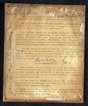 Lowdon, Elsie Motz, "Mary Motz Wills" n.d. - Back