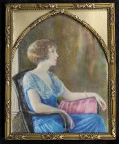 Lowdon, Elsie Motz, "Untitled (Portrait of a Woman)" 1900-1950-Front