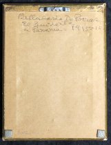 Lowdon, Elsie Motz, "Portrait of Bellasario de Porres" 1915-1916-Back