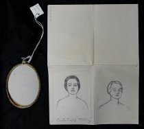 Lowdon, Elsie Motz, "Portrait of Oveta Culp Hobby" 1935- Back 12b