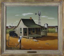 Bowling, Charles Taylor, "Texas Landscape," 1936 - front
