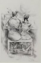 Jackson, Everett Gee, "Piano Lesson," n.d.