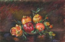 Wills, Mary Motz, "Pomegranates," n.d.
