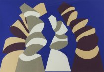 Lijn, Liliane, "Koan-Cuts II," 1971