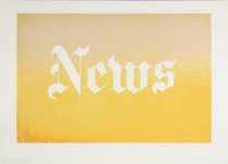 Ruscha, Edward, "News", 1970