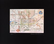Chopin, Henri, "London Underground (Tubes)," 1980