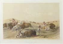 Catlin, George, "Buffalo Hunt, Chase," 1970