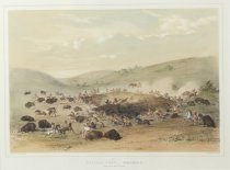 Catlin, George, "Buffalo Hunt Surround," 1970