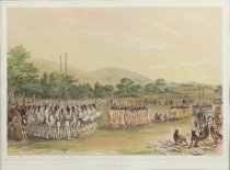 Catlin, George, "Ball-Play Dance," 1970