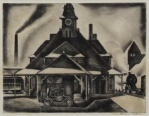 Cook, Howard, "The Station," 1928