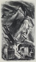 Dozier, Otis, "Mining Town, Colorado," 1942