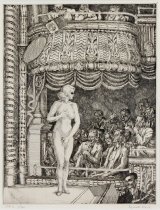 Marsh, Reginald, "Strip Tease at New Gotham," 1935