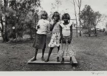 Wright, Bill, "Three Aboriginal Girls," 1986