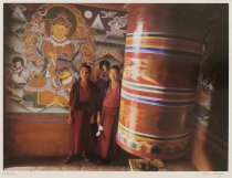 Wright, Alice, "Two Young Monks - Prayer Wheel," 2001