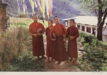 Wright, Alice, "Four Young Monks - Prayer Flags," 2001