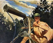 Smith, Cpl. Samuel David, Untitled [Machine Gun], 1949