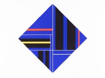 Bolotowsky, Ilya, "Blue Diamond", 1979