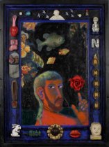 Delabano, Martin, "Black Heart (Self-Portrait)," 1989