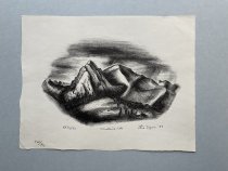Otis Dozier, "Mountains, Colo", 1937, lithograph