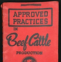 Cover of Approved Practices in Beef Cattle Production