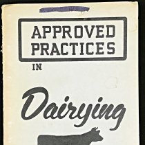 Approved Practices in Dairying