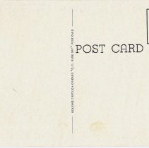 backside of the West side of Square, Covington, Tenn. postcard