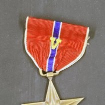 L2020.6.25 - Bronze Star Medal with "V" device given to SP4 Odell Craig