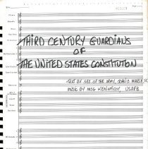 Third Century Guardians Of The Us Constitution (original) Mccoy 1987 003