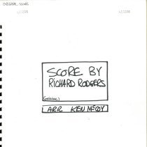 Score By Richard Rodgers Original Mccoy 1989 001