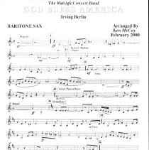 God Bless America (baritone Sax) Mccoy 2000 001