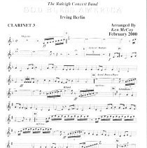 God Bless America (clarinet 3) Mccoy 2000 001