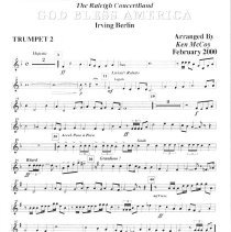 God Bless America (trumpet 2) Mccoy 2000 001