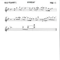 Stardust (solo Trumpet 2) Mccoy 2000 002