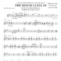 The House I Live In (alto Sax) Mccoy 2009 001